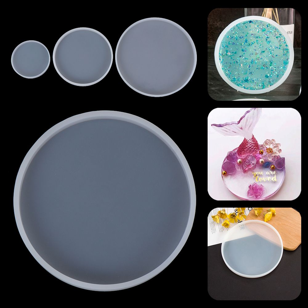 Resin Art Coasters - Handmade Fluid Arts Pendant Agate Silicone