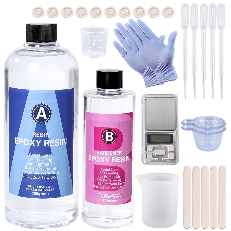Resin Art Easy - Epoxy Resin Kit Crystal Clear Easy