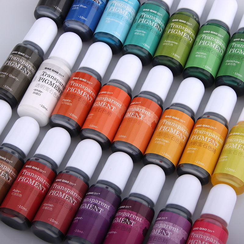 Resin Art Stone - Resin Pigment Transparent Gemstone Essential Oil
