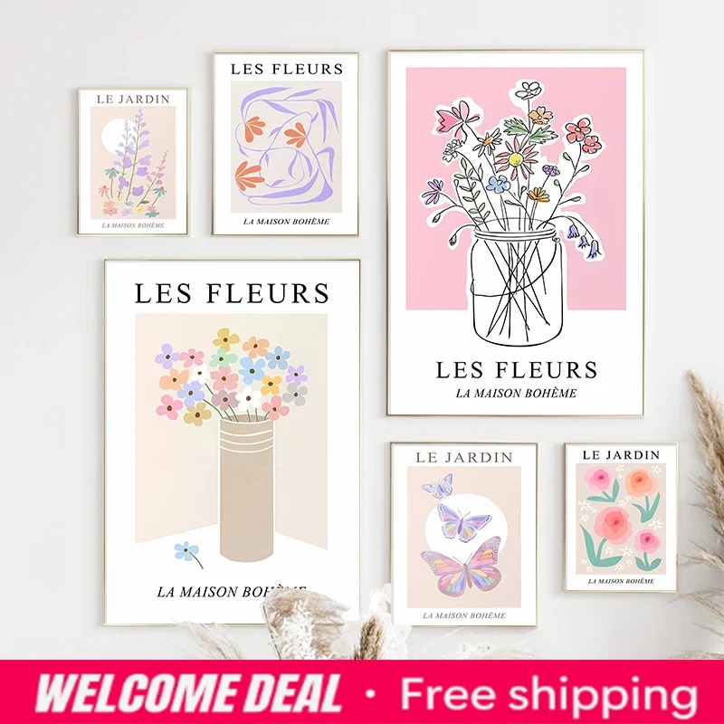 Resin Art Aesthetic - 2026 Abstract Flower Market Poster Rose