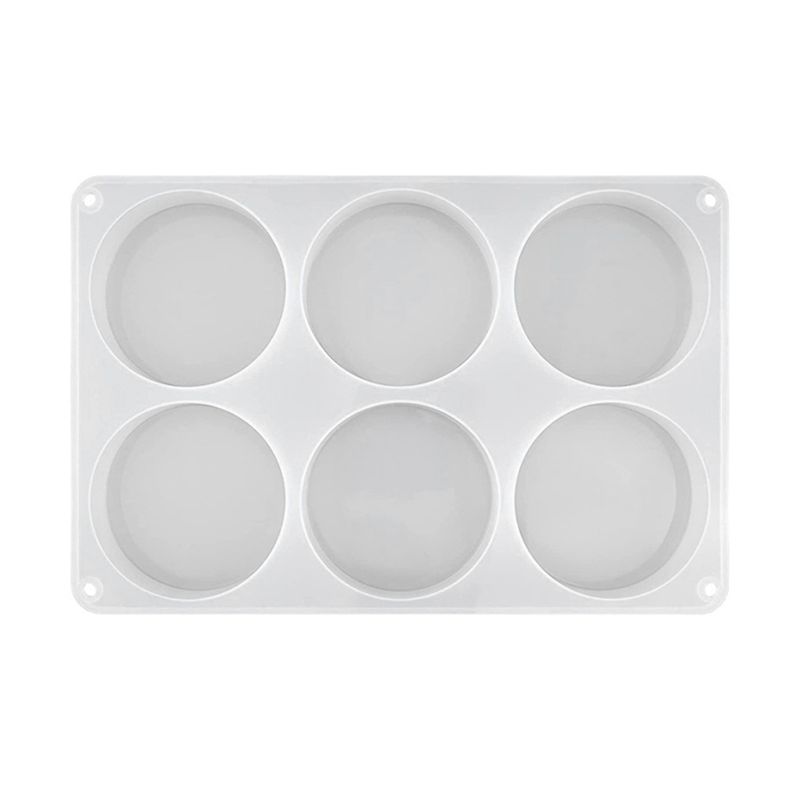 Resin Art Coasters - AA94-1 PCS Resin Coaster Molds 6-Cavity