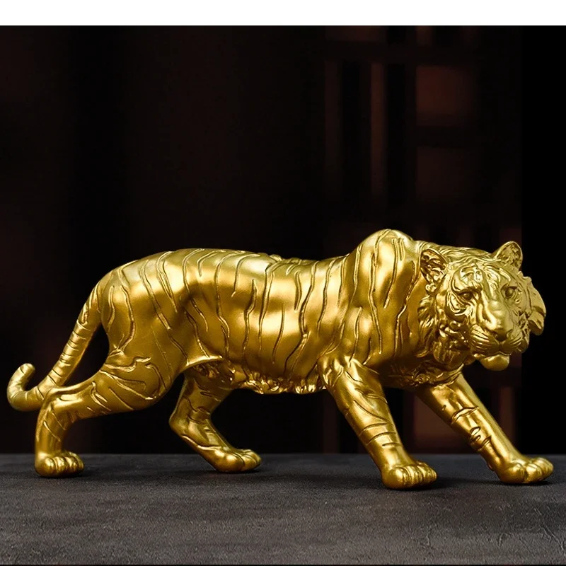 Golden Tiger Model Nordic Home - Resin Art Aesthetic 评论和价格