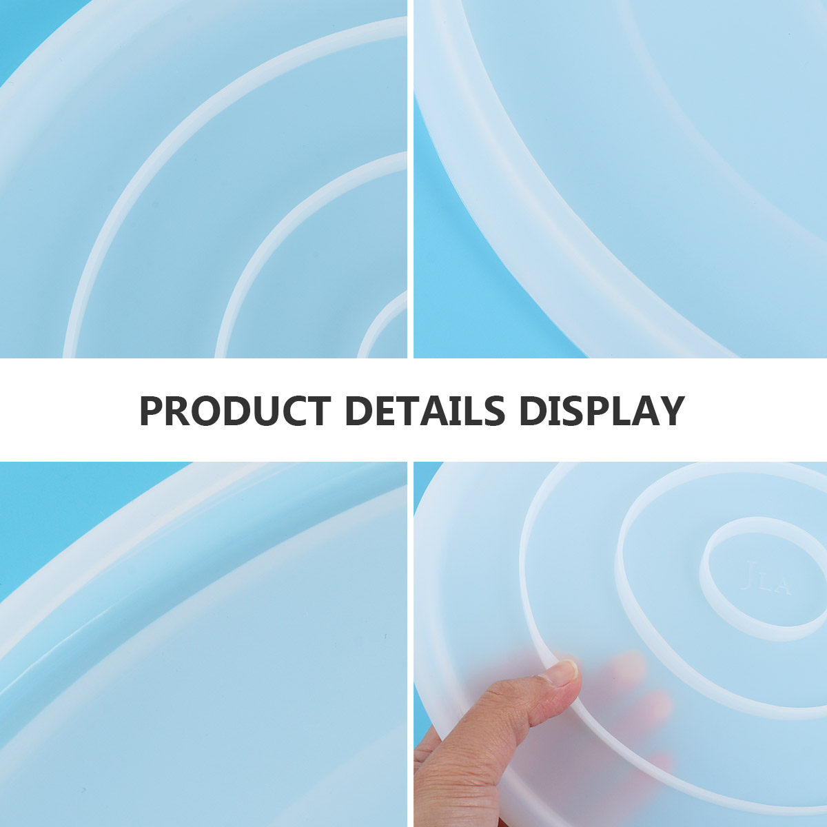 1Pcs Round Silicone Plate Mold - Resin Art Coasters 评论和价格