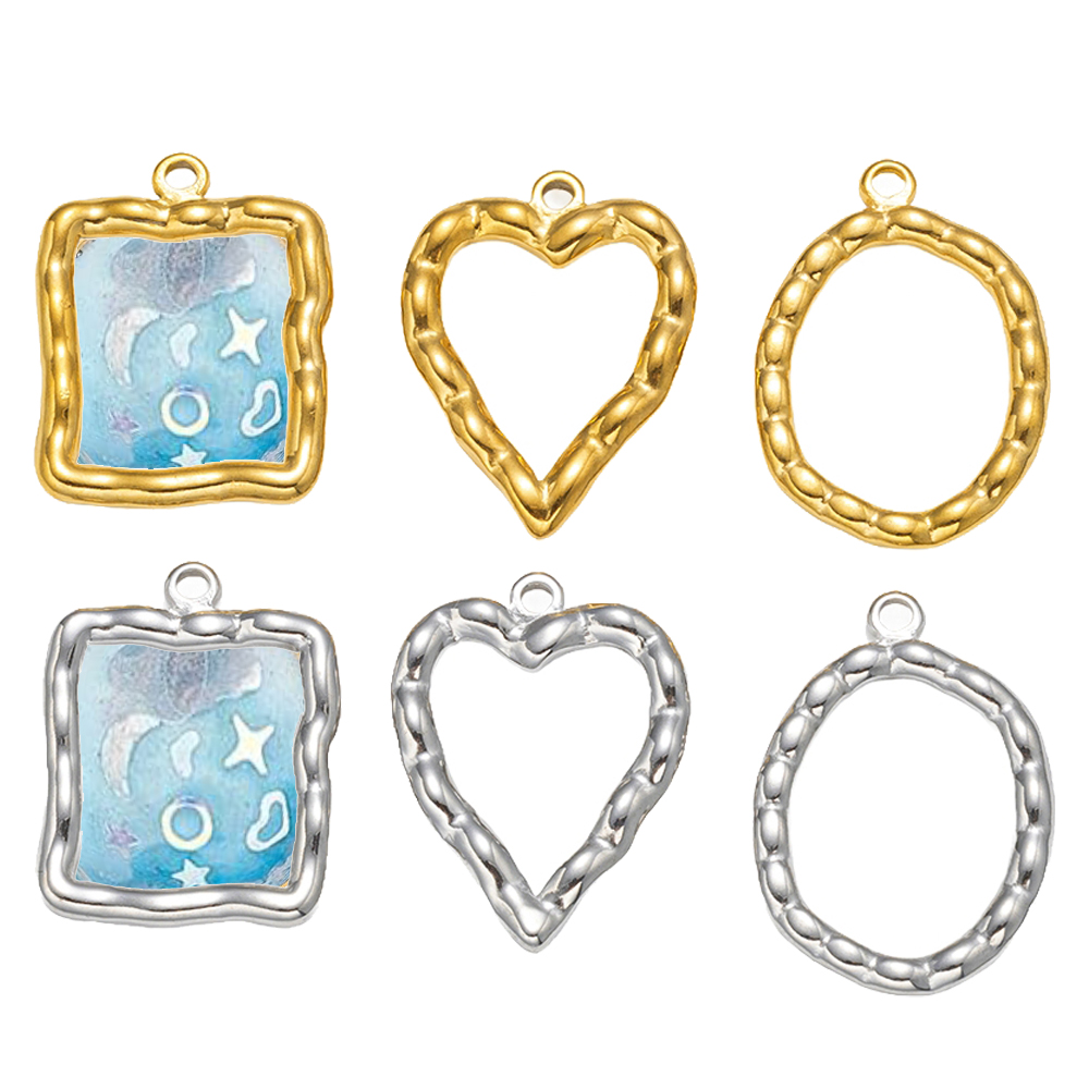 5pcs Stainless Steel Heart Rou - Resin Art Diy Kit 评论和价格