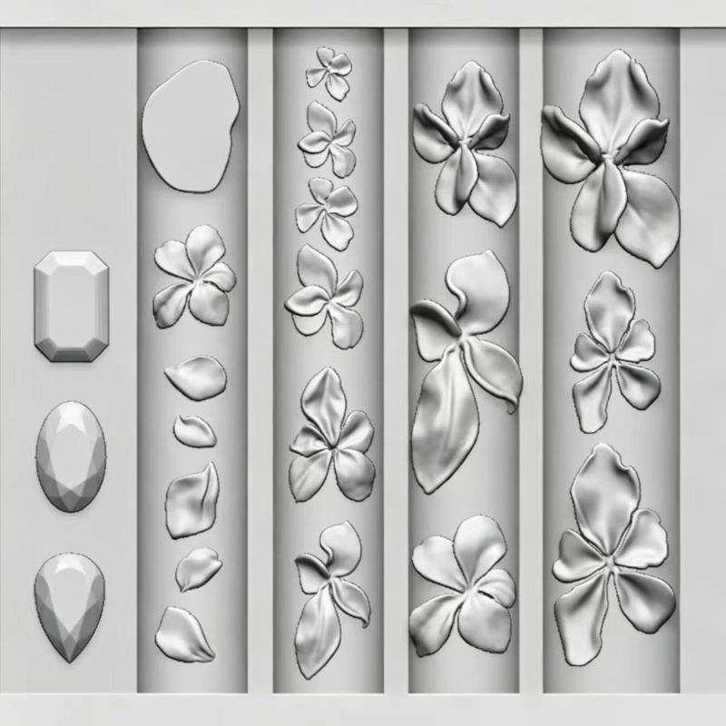 Silicone Flower & Gem Mold Eas - Resin Art Easy 评论和价格