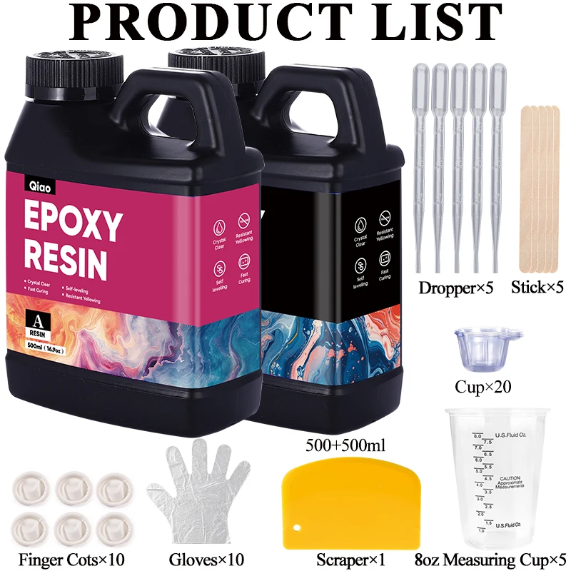 500ml 1000ml Easy Mixing Epoxy - Resin Art Easy 评论和价格
