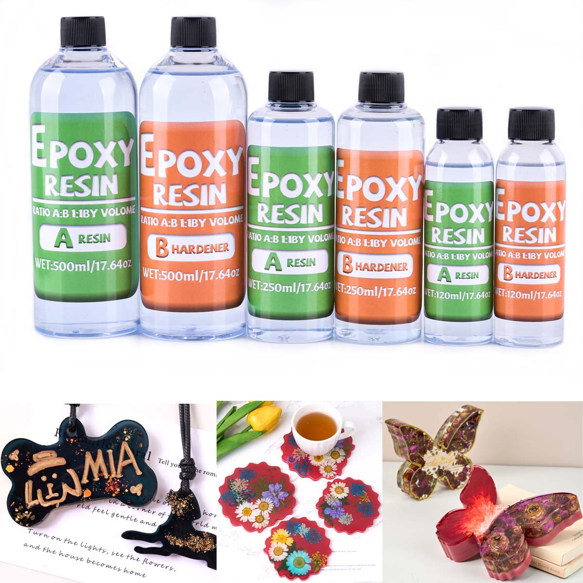 1:1 Ratio Epoxy Resin Kit Anti - Resin Art Epoxy 评论和价格
