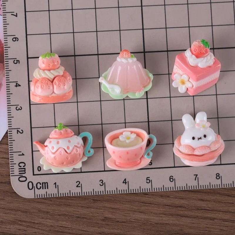 10pcs Cartoon sweet Pink serie - Resin Art Diy Kit 评论和价格