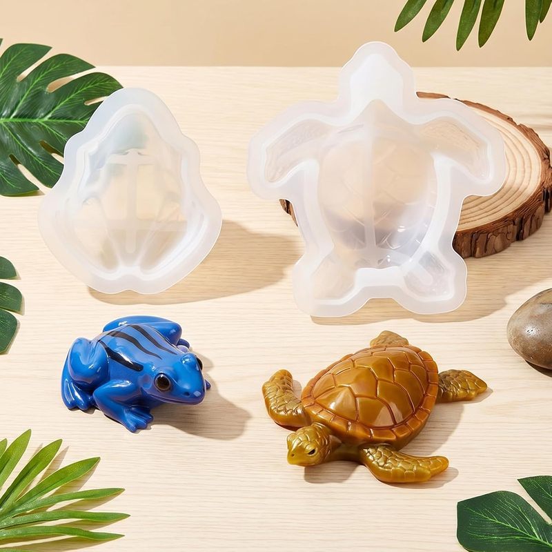 2Set of Sea Turtle Animal Resi - Resin Art Beach 评论和价格