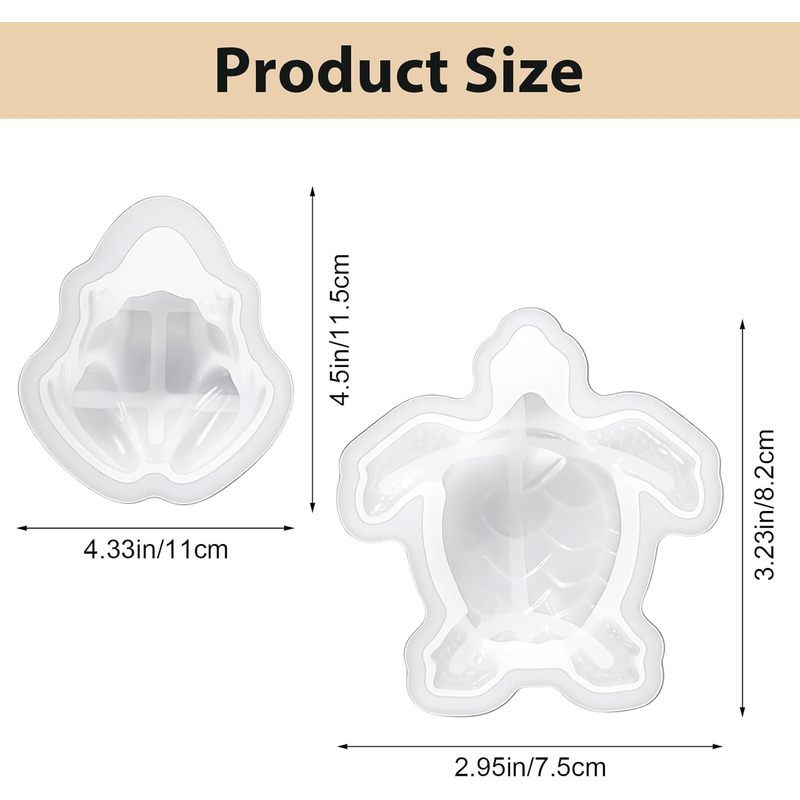2Set of Sea Turtle Animal Resi - Resin Art Beach 评论和价格
