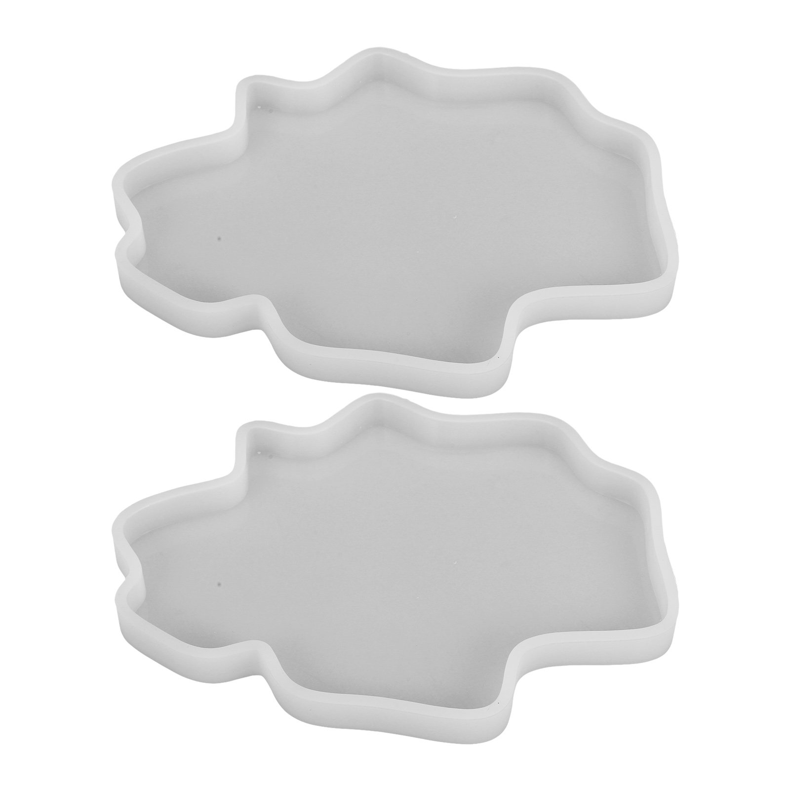2Pcs Resin Display Mold Irregu - Resin Art Coasters 评论和价格