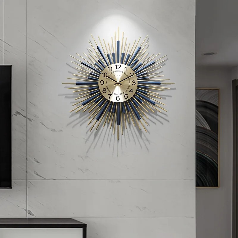 Modern Luxury Wall Clock Livin - Resin Art Wall Clock 评论和价格