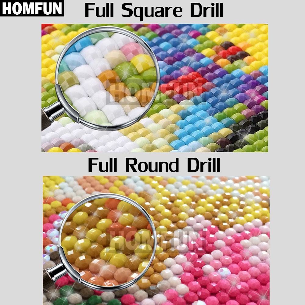 HOMFUN Diy 5d Diamond Painting - Resin Art Beach 评论和价格