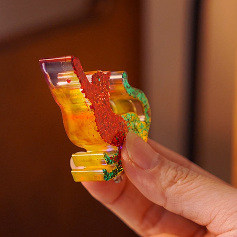 DIY Cat Shape Keychain Pendant - Resin Art Stone 评论和价格