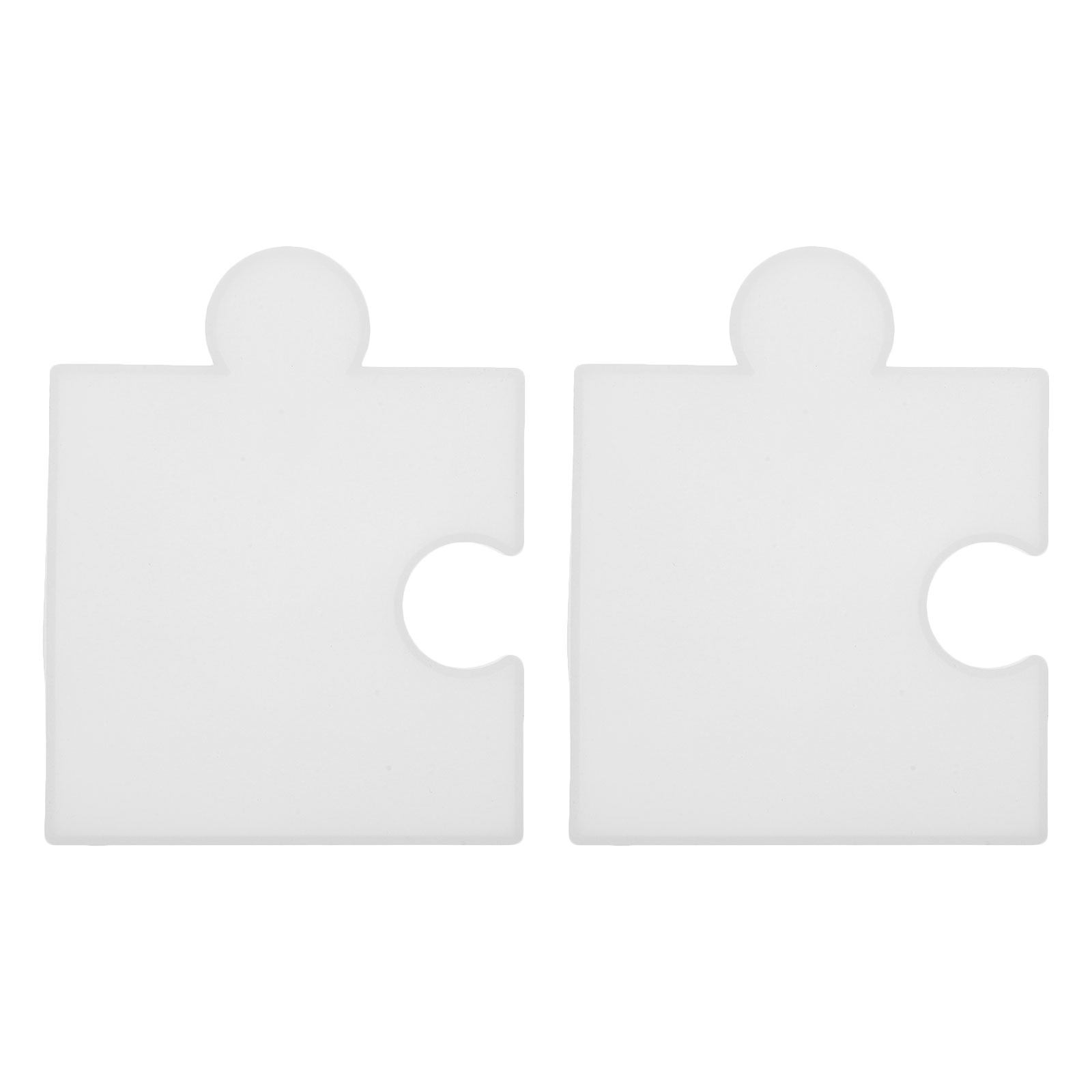 2Pcs Silicone Puzzle Coaster M - Resin Art Coasters 评论和价格
