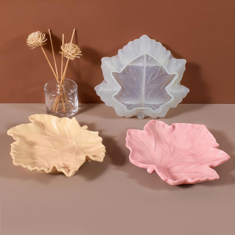 3D Leaf Ash Tray Resin Mold Si - Resin Art Coasters 评论和价格