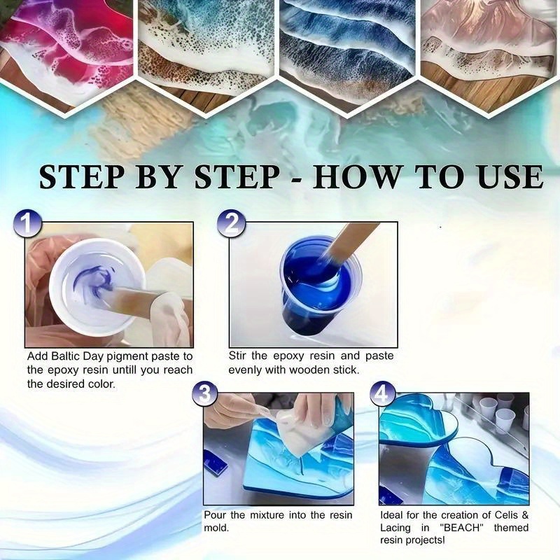 24 Colors/8 Colors 5g 0.18oz P - Resin Art Coasters 评论和价格