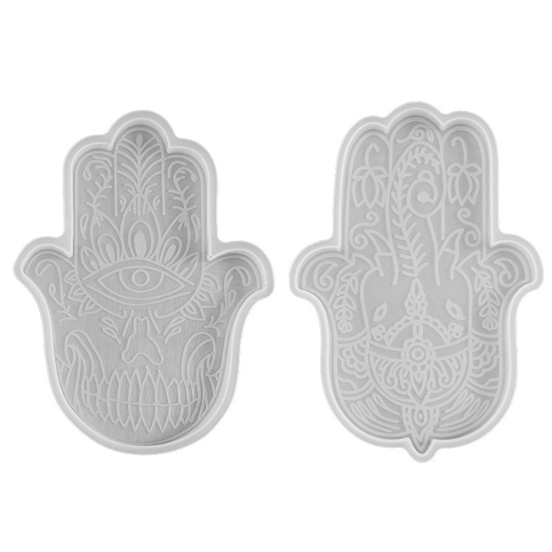 1 Pcs DIY Coaster Hand of Fati - Resin Art Coasters 评论和价格