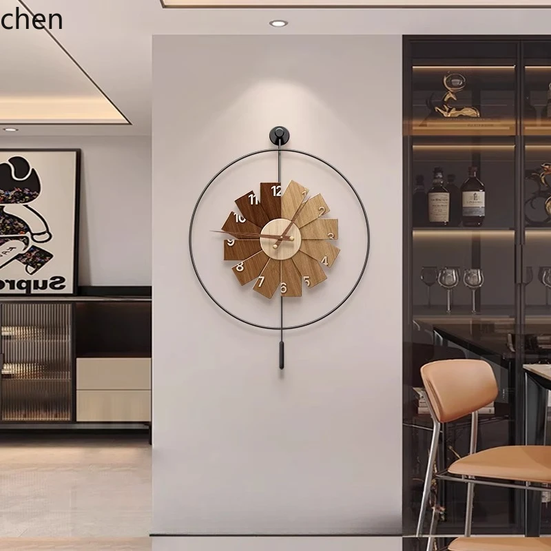 L15- Modern Minimalist Clock R - Resin Art Wall Clock 评论和价格