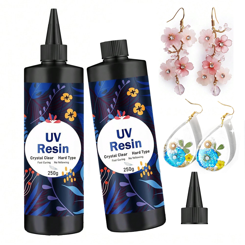 250g/500g UV Resin Clear Hard  - Resin Art Uv 评论和价格