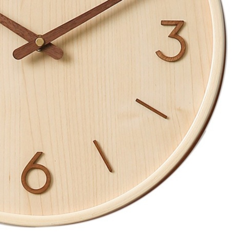 Modern Wooden Silent Art Wall  - Resin Art Wall Clock 评论和价格