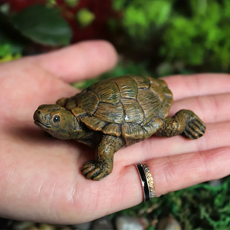 Charming Sea Turtle Resin Stat - Resin Art Beach 评论和价格