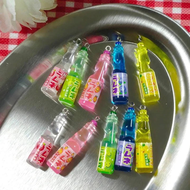 10Pcs Tiny Soda Bottle Resin C - Resin Art Earrings 评论和价格