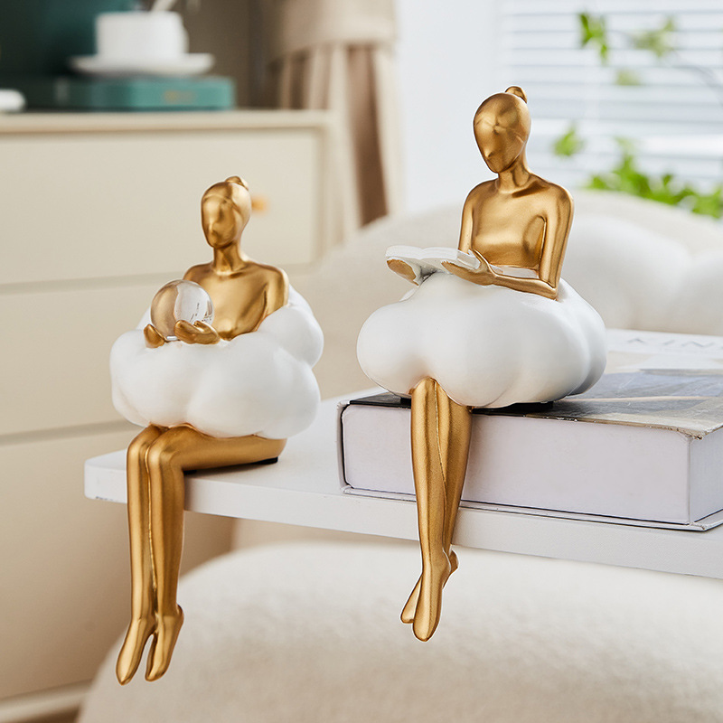 Ballet Girl Cloud Abstract Art - Resin Art Aesthetic 评论和价格
