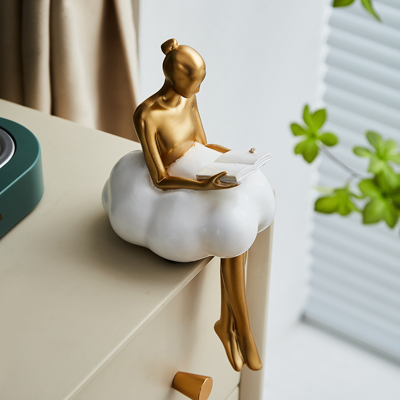 Ballet Girl Cloud Abstract Art - Resin Art Aesthetic 评论和价格