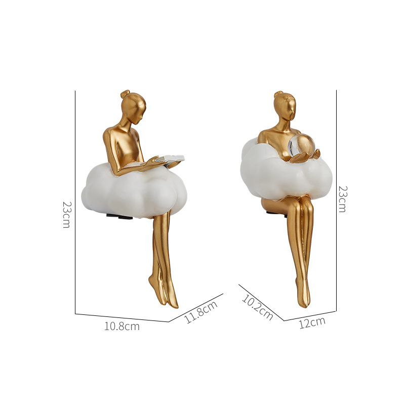 Ballet Girl Cloud Abstract Art - Resin Art Aesthetic 评论和价格