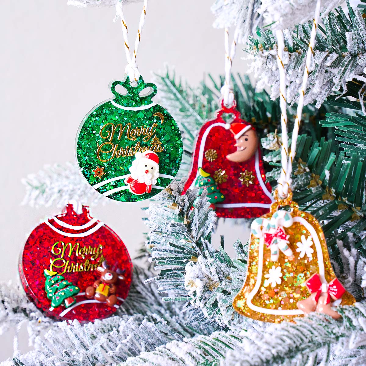 Xmas Tag Pendant Silicone Mold - Resin Art Uv 评论和价格