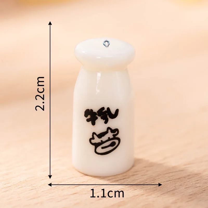 10Pcs Mini Milk Bottle Resin C - Resin Art Diy Kit 评论和价格