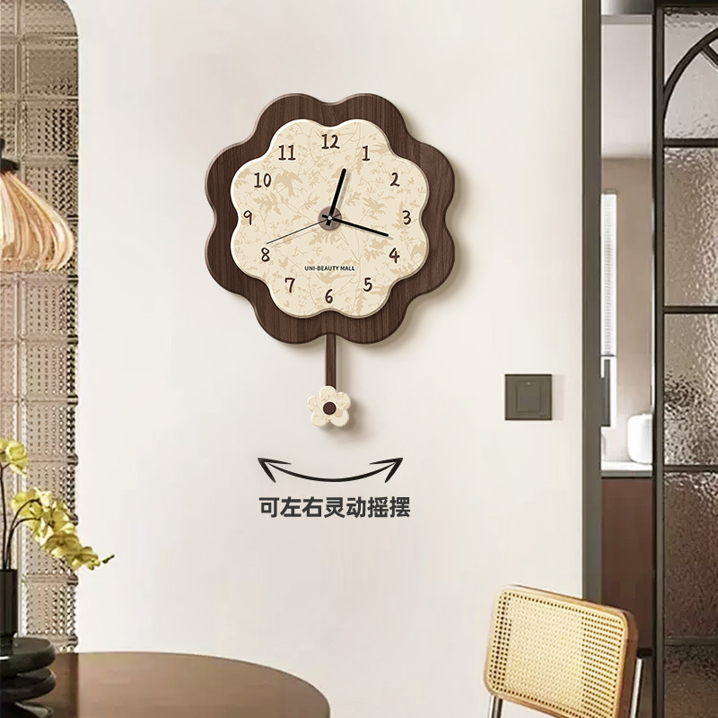 Chinese-style Creative Art Wal - Resin Art Wall Clock 评论和价格