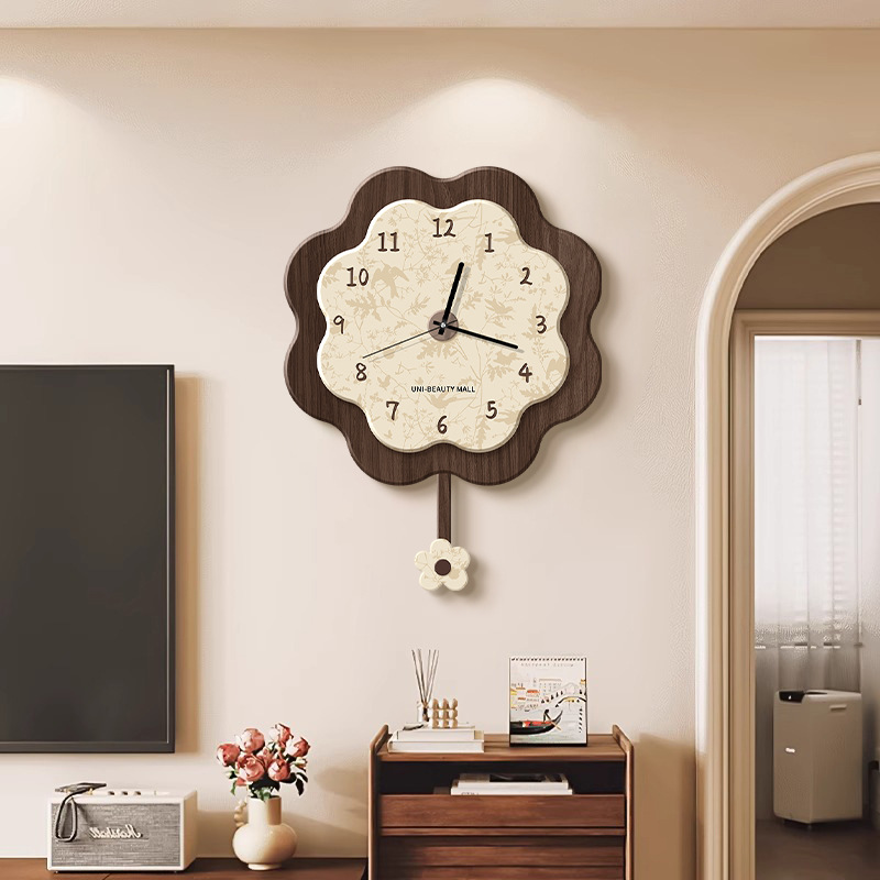Chinese-style Creative Art Wal - Resin Art Wall Clock 评论和价格