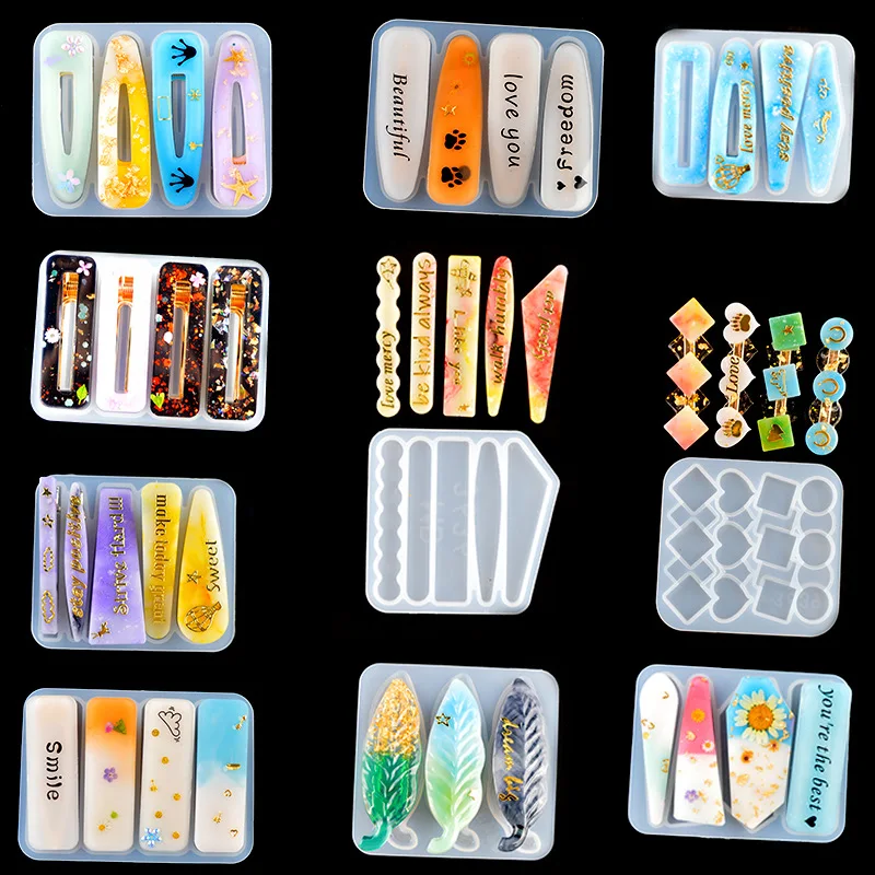DIY Epoxy Resin Hair Clip Hair - Resin Art Stone 评论和价格