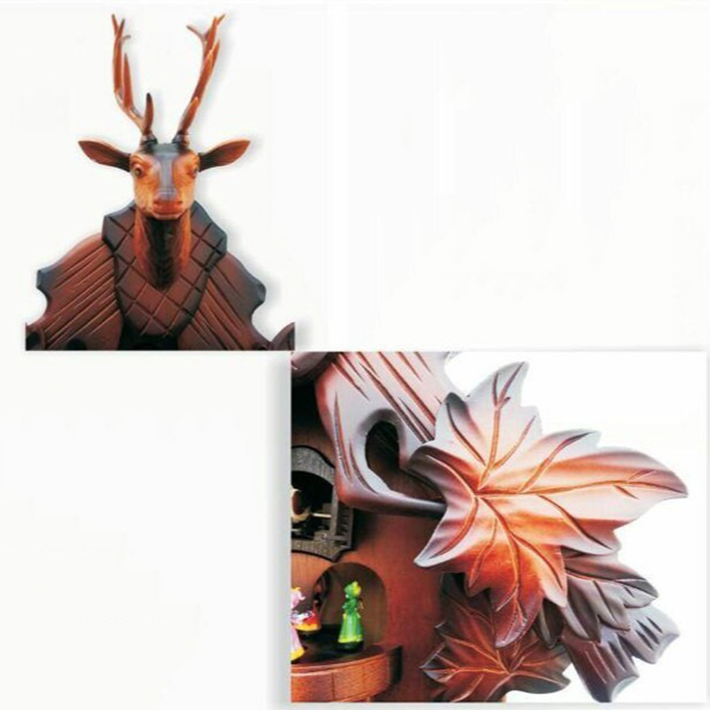 Cuckoo Wall Clock Solid Wood C - Resin Art Wall Clock 评论和价格