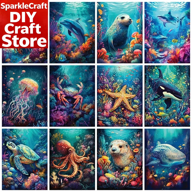 1PC frameless  Full Square Rou - Resin Art Beach 评论和价格