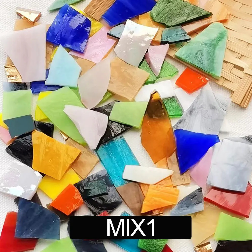 100g Mosaic Tiles Stained Glas - Resin Art Coasters 评论和价格