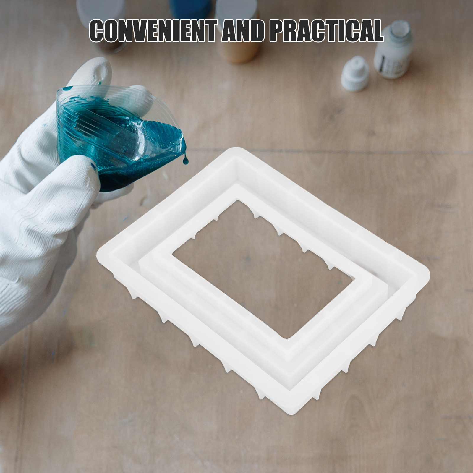 Photo Frame Silicone Mold Rect - Resin Art Easy 评论和价格