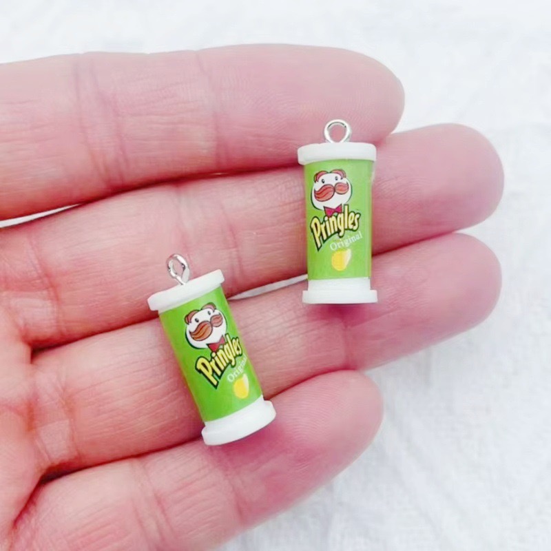 10pcs Simulation 3D Bucket Pot - Resin Art Earrings 评论和价格