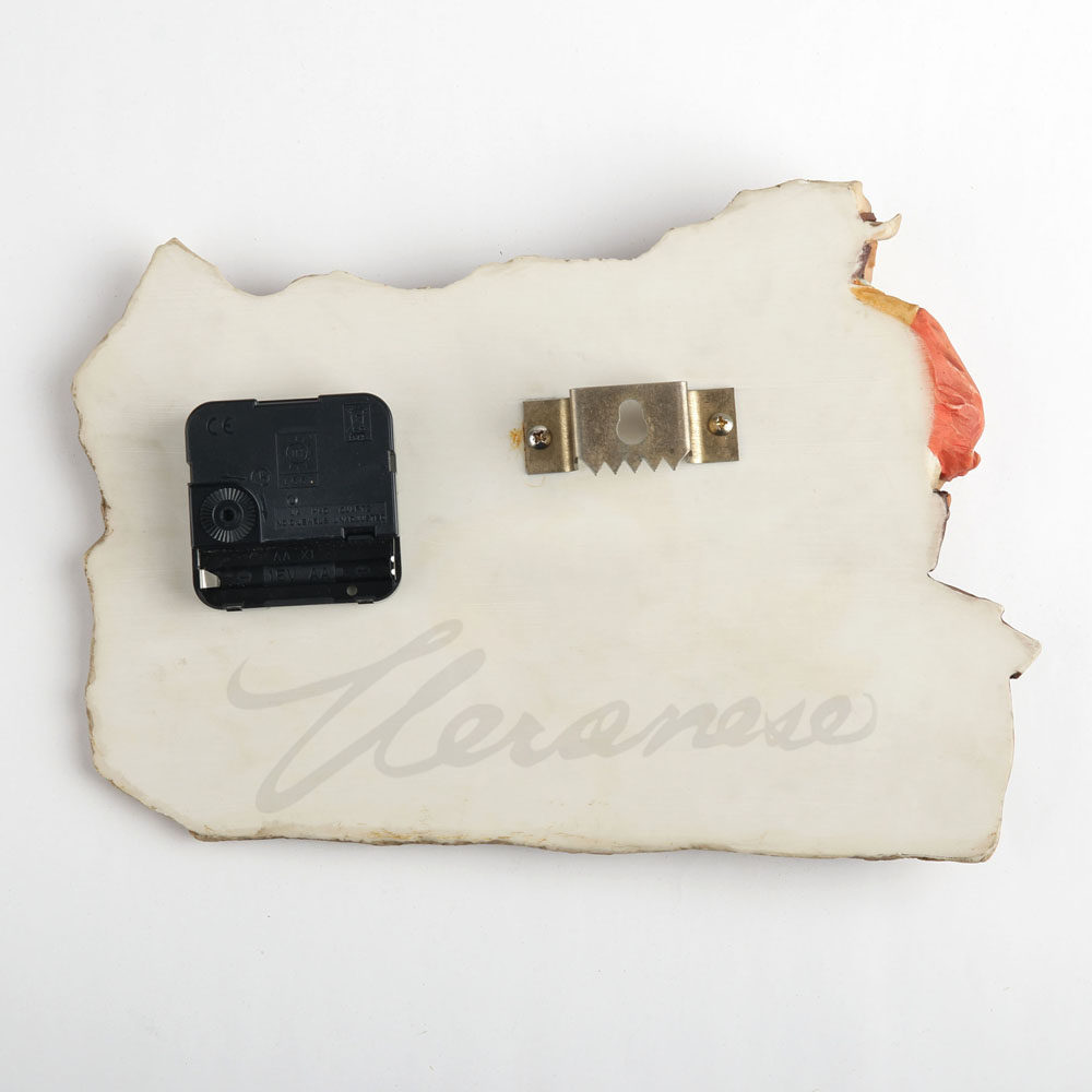 Vintage Western Cowboy Horse R - Resin Art Wall Clock 评论和价格