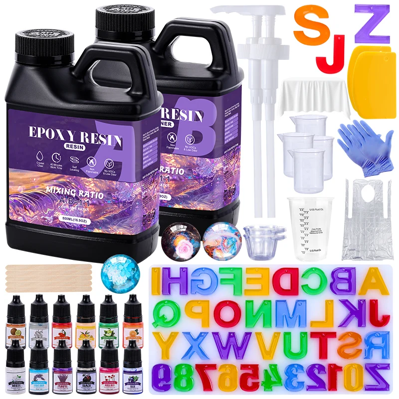 Epoxy Resin Kit Crystal Clear  - Resin Art Easy 评论和价格