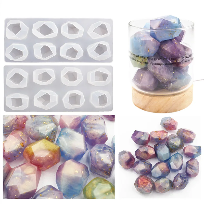 DIY Crystal Irregular Stone Si - Resin Art Stone 评论和价格