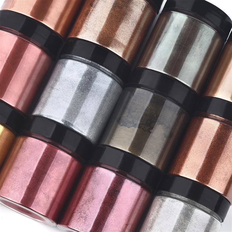 50g Shimmer Metallic Gold Silv - Resin Art Epoxy 评论和价格