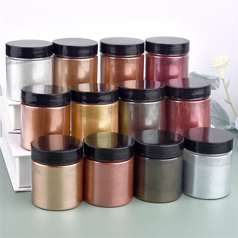 50g Shimmer Metallic Gold Silv - Resin Art Epoxy 评论和价格