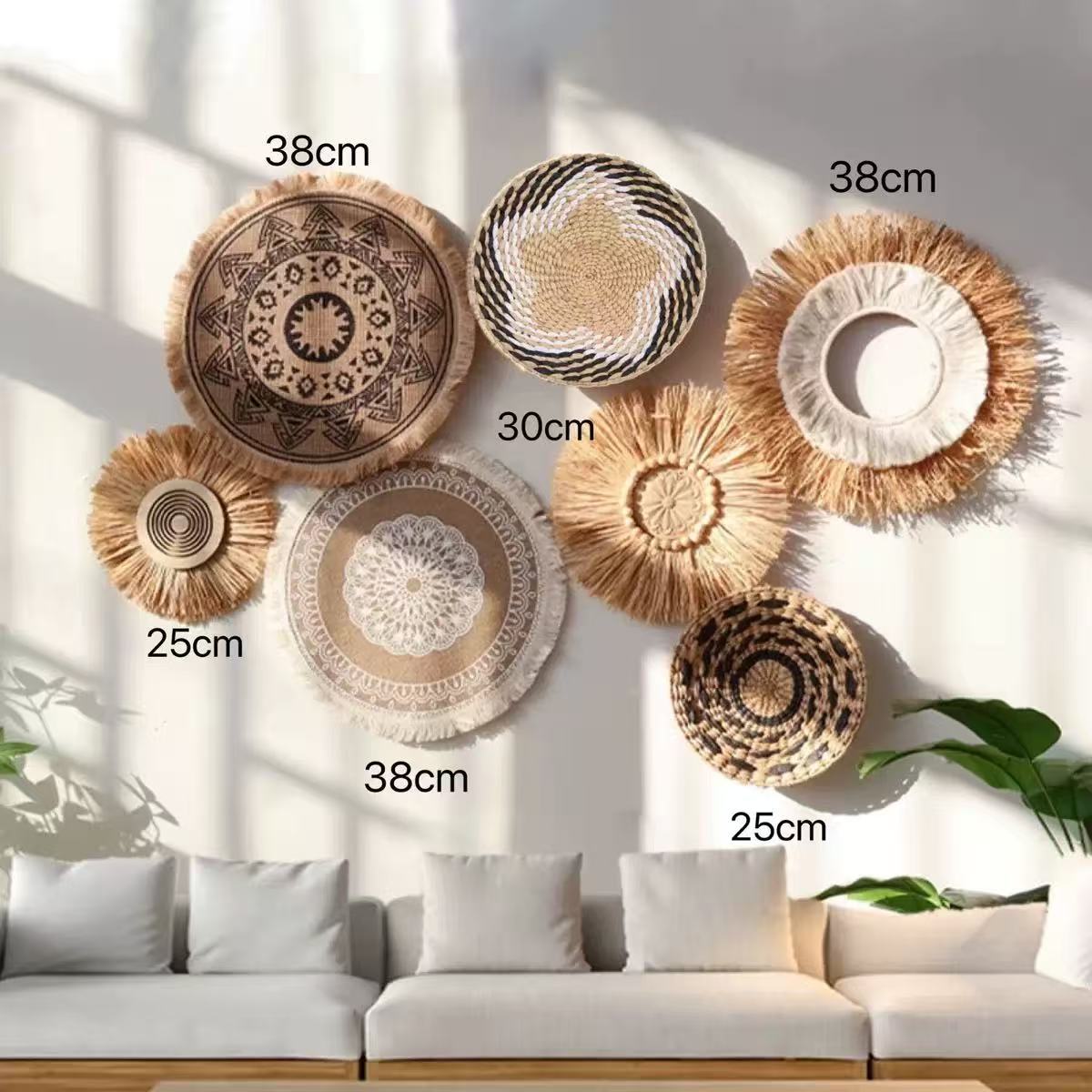 Boho Straw Wall Decor Grass We - Resin Art Aesthetic 评论和价格