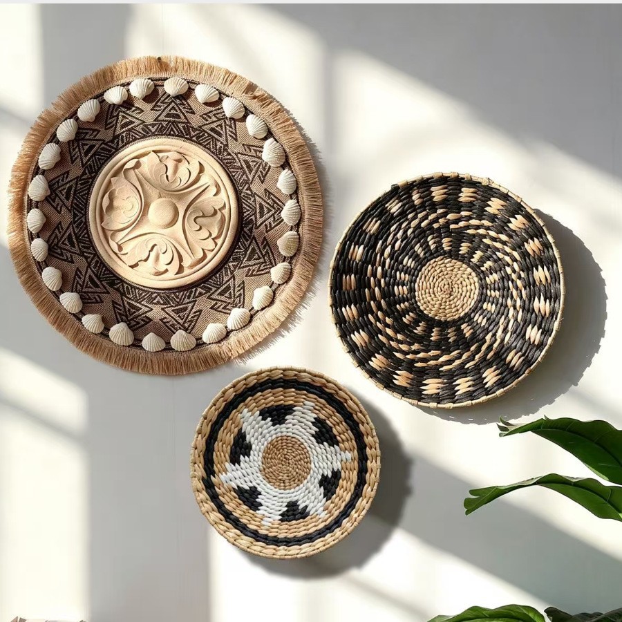 Boho Straw Wall Decor Grass We - Resin Art Aesthetic 评论和价格