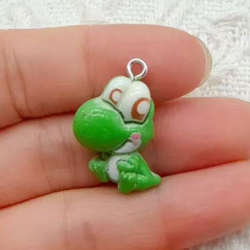10pcs resin cartoon pendant, D - Resin Art Earrings 评论和价格