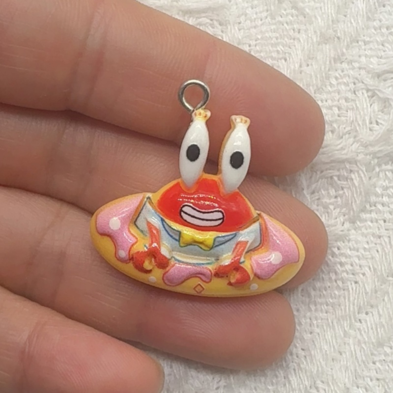 10pcs cartoon resin pendant, D - Resin Art Earrings 评论和价格