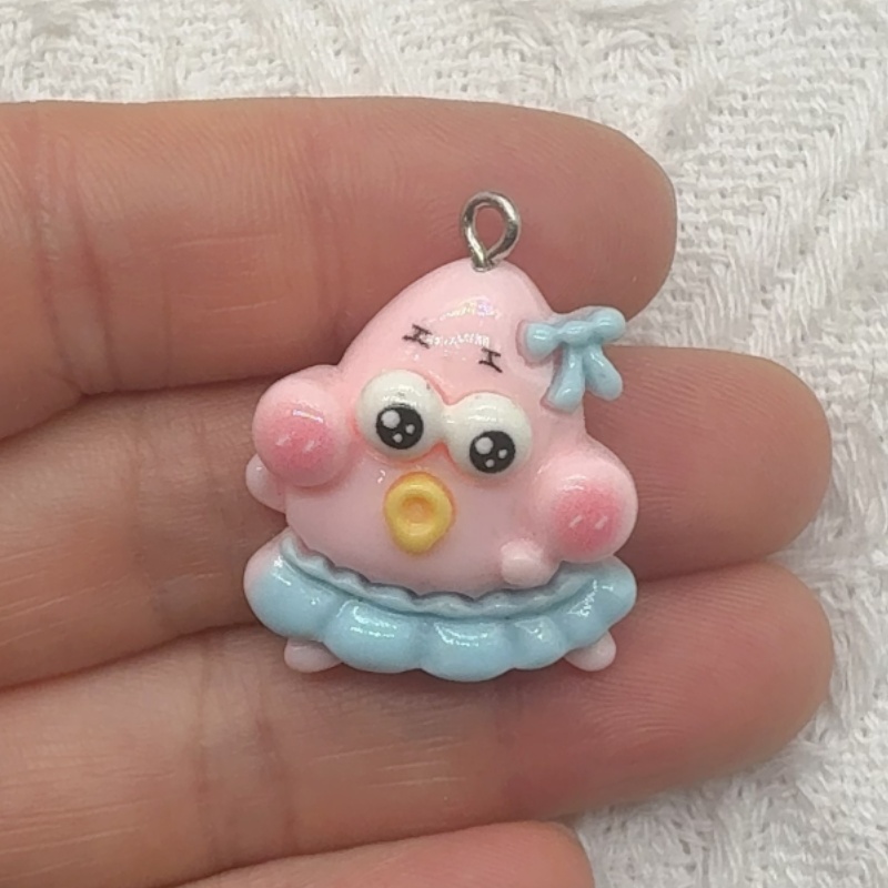 10pcs cartoon resin pendant, D - Resin Art Earrings 评论和价格